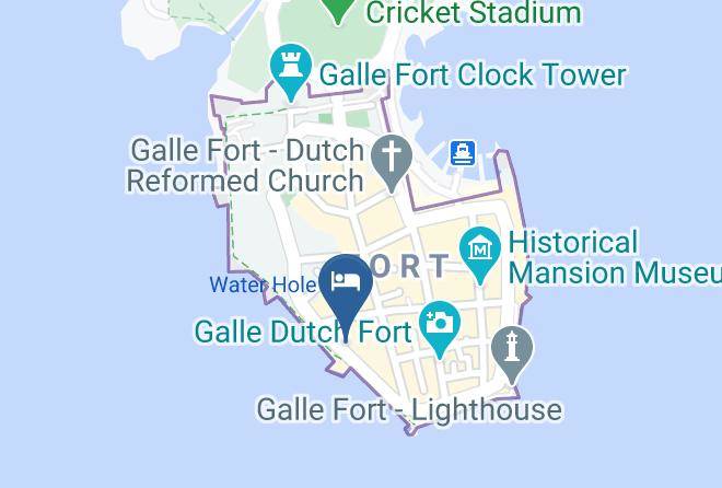 Galle - Rampart Hotel And Restaurant Maps