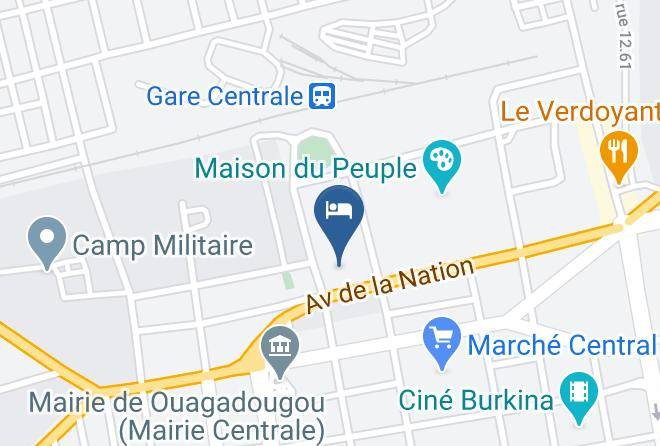 Kadiogo - Ran Hotel Somketa Ouagadougou Maps