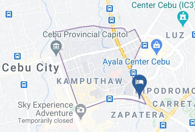 Cebu - Rana Hotel Maps