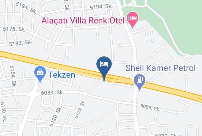 Cesme - Rana Otel Maps
