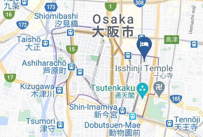 Osaka City Naniwa Ward - Rance Hotel Maps