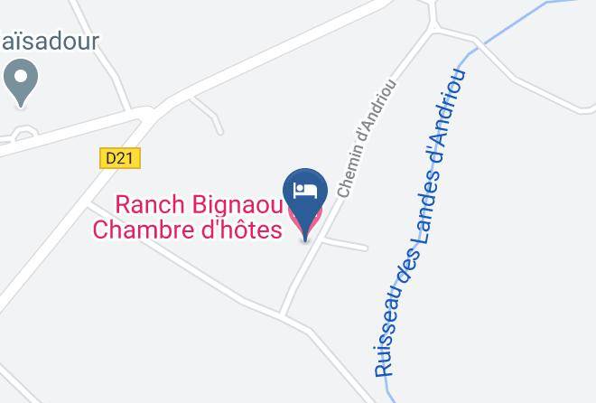 Landes - Ranch Bignaou Chambre D'hotes Maps
