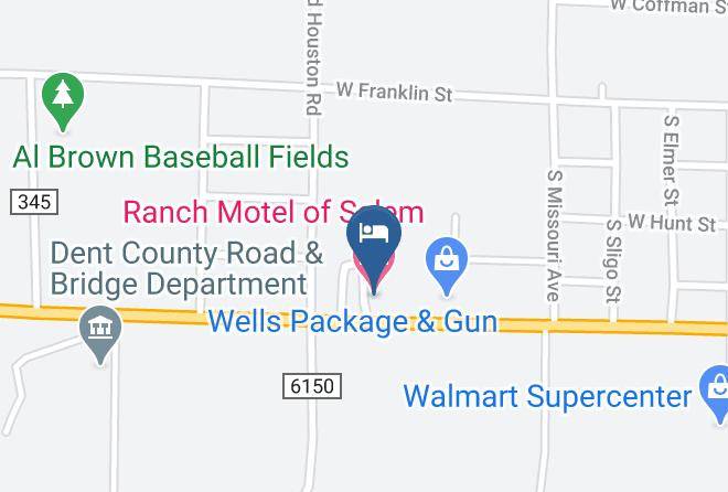 Ranch Motel Of Salem Map