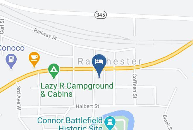 Sheridan - Ranchester Western Motel Maps
