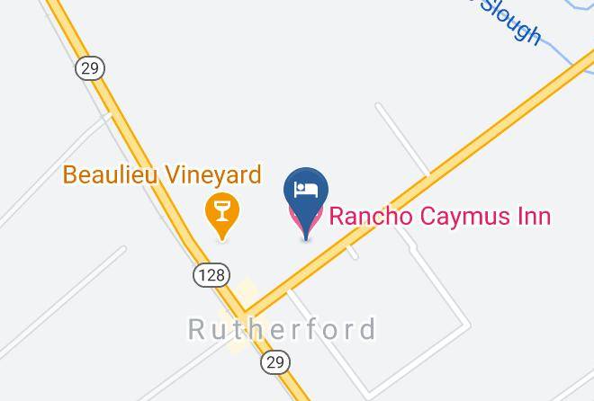 Napa - Rancho Caymus Inn Maps