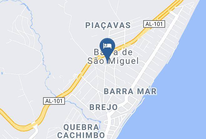 Barra De Sao Miguel - Rancho Da Doris Maps