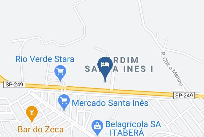 Itabera - Rancho Das Pedras Hotel Maps