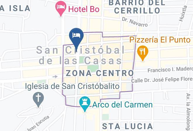 San Cristobal De Las Casas - Rancho Del Lago Maps
