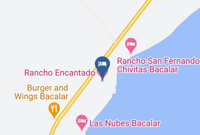 Bacalar - Rancho Encantado Maps
