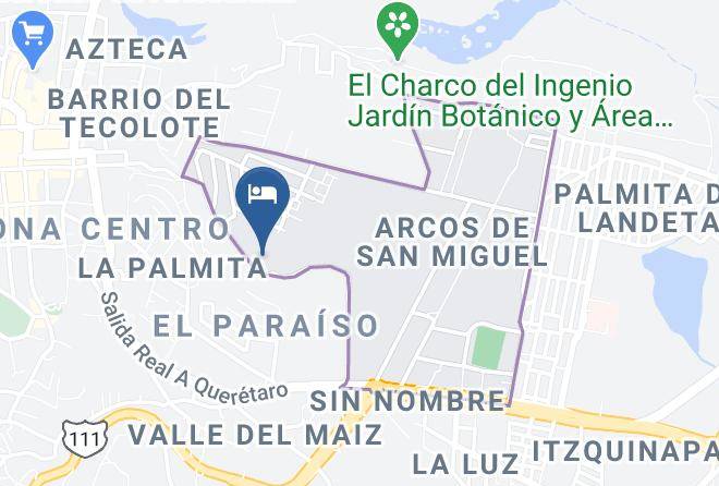 San Miguel De Allende - Rancho Hotel El Atascadero Maps