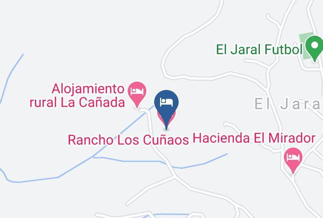 Rancho Los Cunaos Carta Geografica - Andalusia - Cadiz