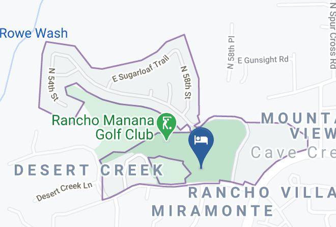 Maricopa - Rancho Manana Resort Maps