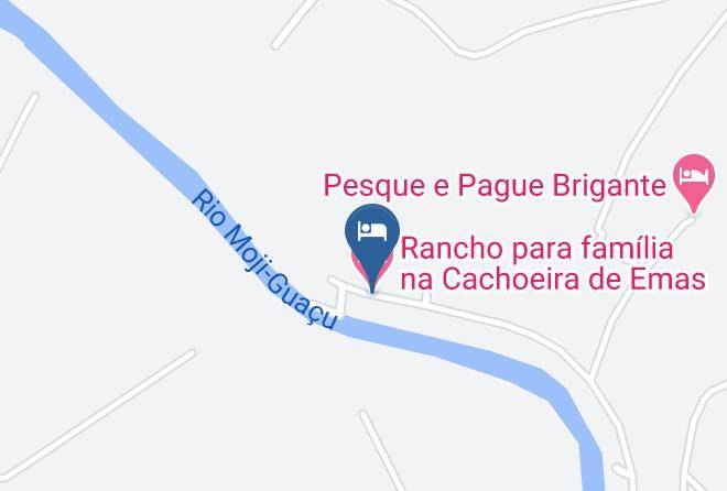 Piracununga - Rancho Para Familia Na Cachoeira De Emas Maps