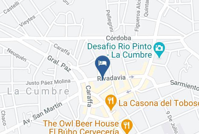 Punilla Department - Rancho Viejo Cabanas Maps