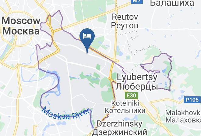 Moscow - Otel' Randevu Ryazanskiy Prospekt Maps
