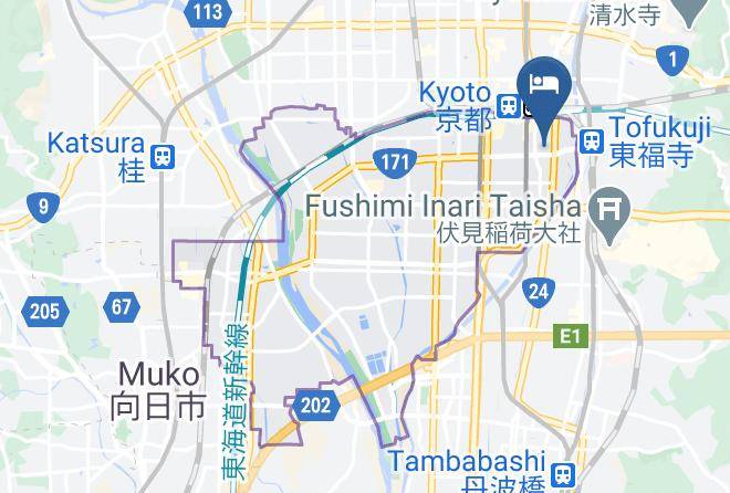 Kyoto City Minami Ward - Randor Residence Kyoto Classic Maps
