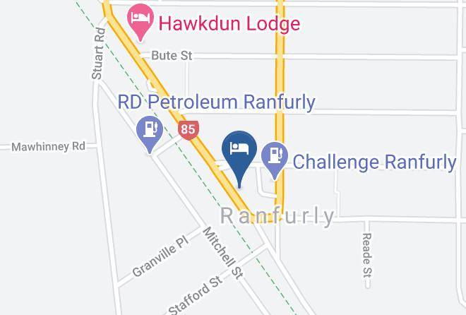 Central Otago - Ranfurly Hotel Maps