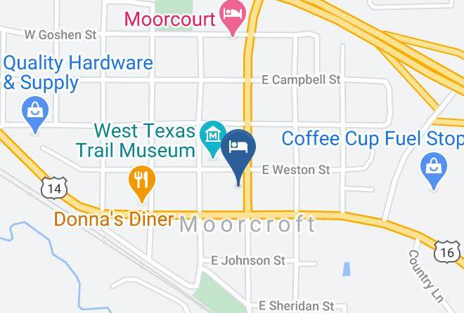 Crook - Rangeland Court Motel And Rv Park Maps