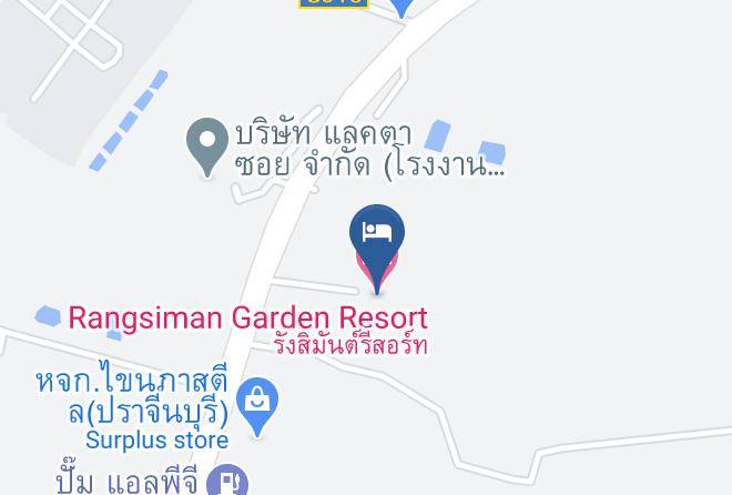 Amphoe Si Maha Phot - Rangsiman Garden Resort Maps