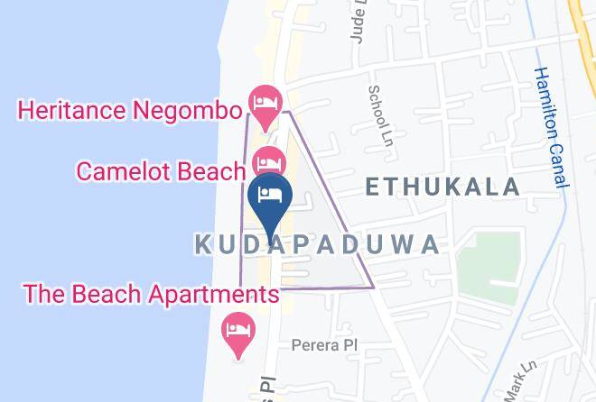 Colombo - Rani Beach Resort Maps