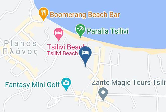 Zakinthos - Rania Studios Maps