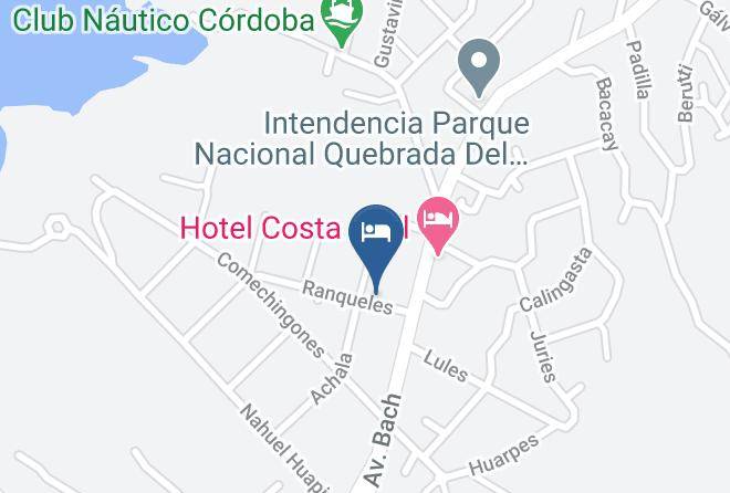 Santa Maria Department - Ranqueles Hotel Maps