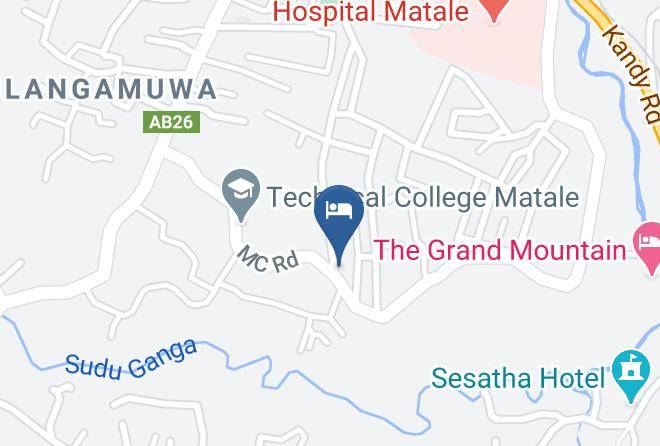 Kandy - Rantharu Holiday Resort Maps