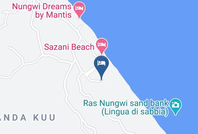 Zansibar North Central - Ras Nungwi Beach Hotel Zanzibar Maps