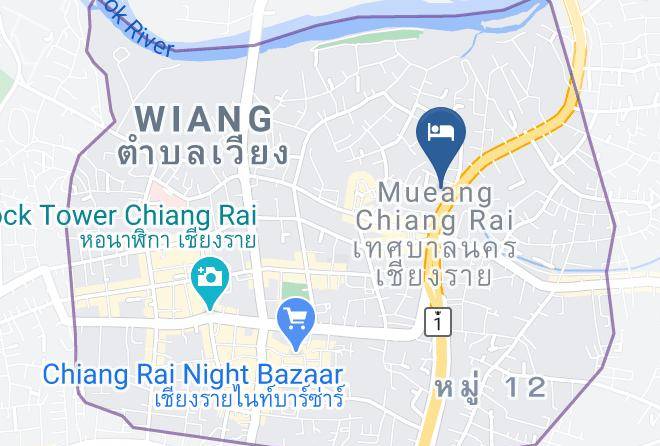 Mueang Chiang Rai District - Rasa Boutique Hotel Maps