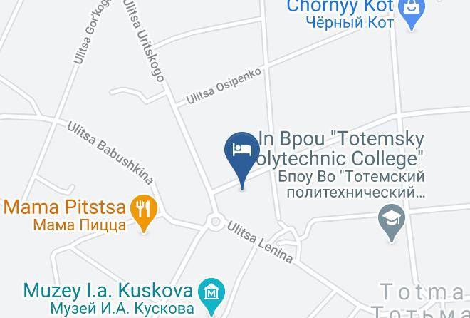 Totemsky District - Rassvet Hotel Maps