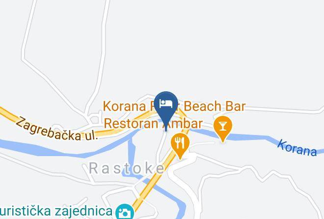 Slunj - Rastoke Sobe Ivanka Maps