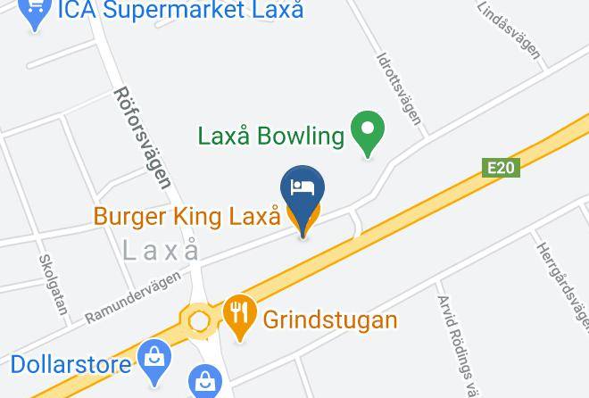 Rastpunkt Laxa Foodstop Och Hotell Map