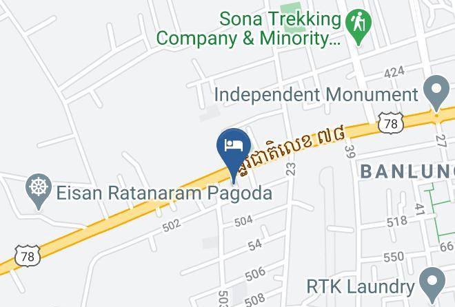 Ban Lung Town - Ratanak Phnom Svay Hotel Maps