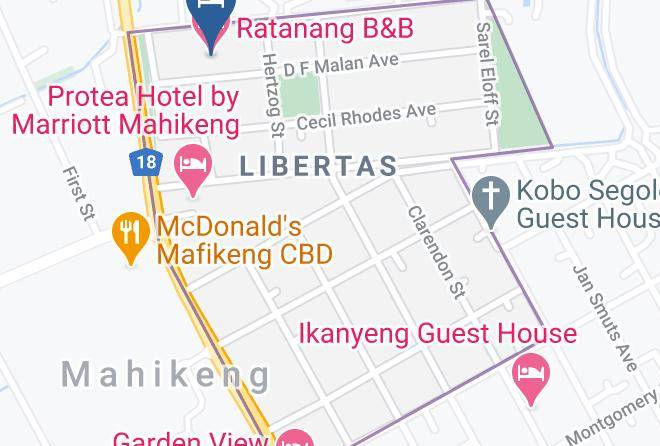 Ngaka Modiri Molema - Ratanang B&b Maps