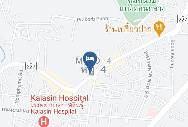 Amphoe Mueang Kalasin - Ratchapruek Resort Maps