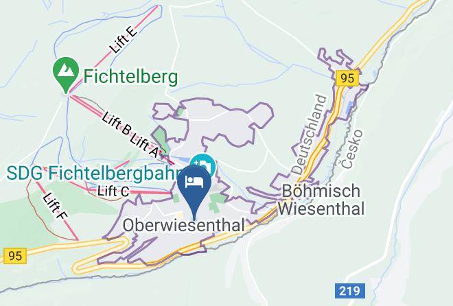 Rathaushotels Oberwiesenthal Map