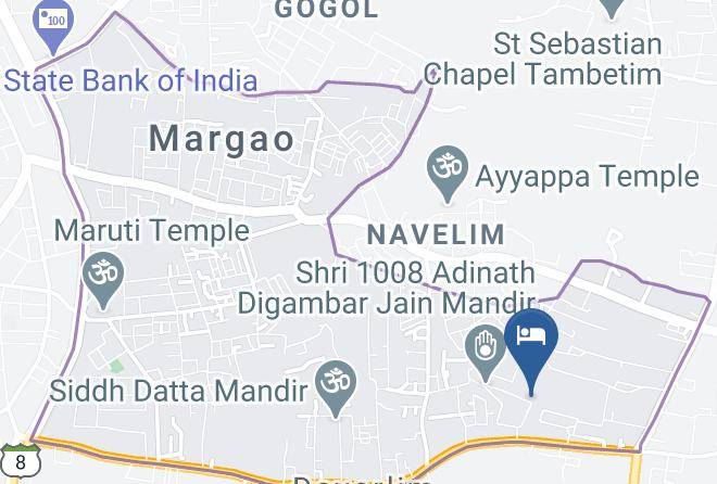 Salcete - Rathna Guest Homes Goa Maps