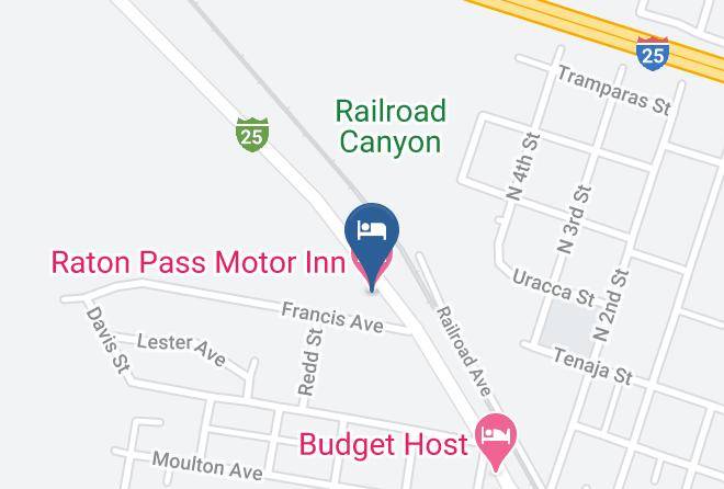 Colfax - Raton Pass Motor Inn Maps