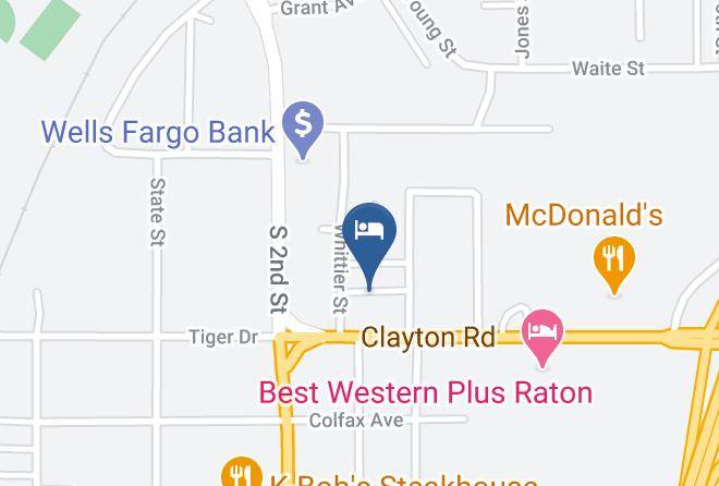 Colfax - Raton's Peak Inn Maps