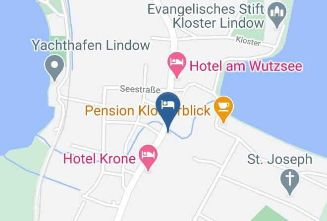 Ratskeller Hotel Und Restaurant Lindow Map