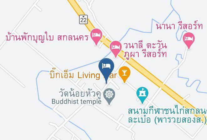 Amphoe Mueang Sakon Nakhon - Rattana Resort Sakon Nakhon Maps