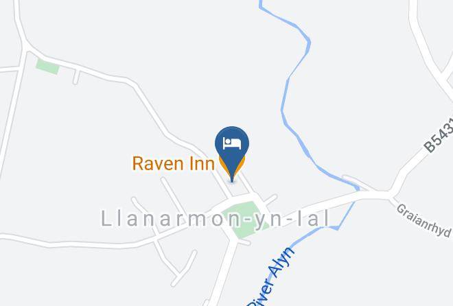 Denbighshire - Raven Inn Maps