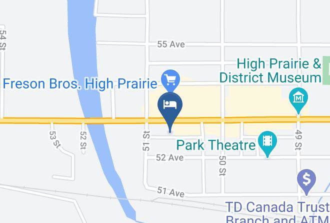 Raven Motor Inn Map - Alberta - Division 17