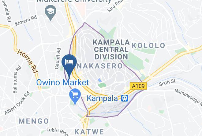 Kampala Cityncil - Ravens Hotel Maps