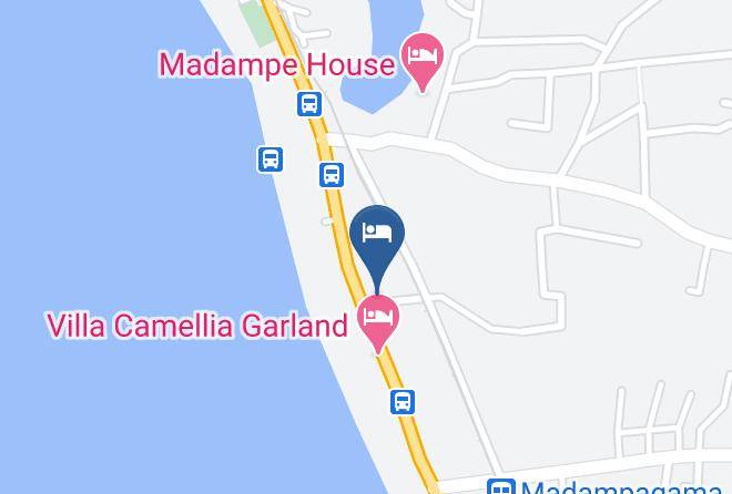 Galle - Ravindra Hotel And Restaurant Maps