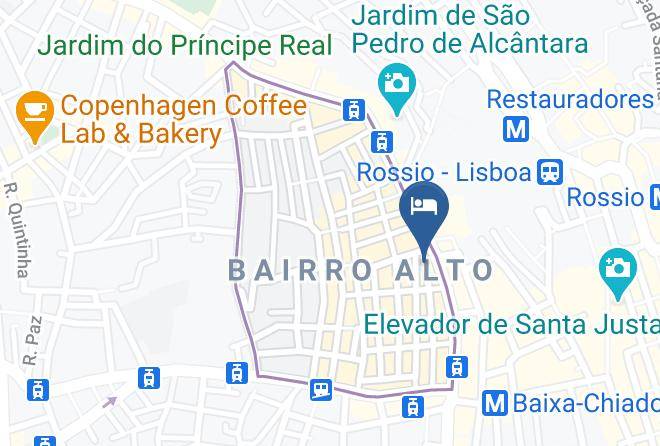 Lisbon - Raw Culture Arts & Lofts Bairro Alto Maps
