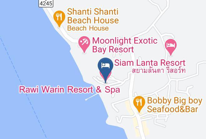 Amphoe Ko Lanta - Rawi Warin Resort & Spa Maps