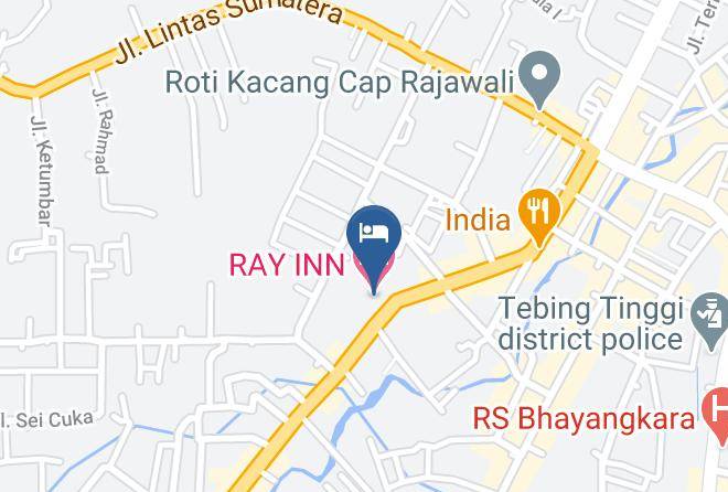 Kota Tebing Tinggi - Ray Inn Hotel Maps