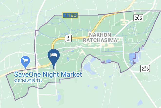 Amphoe Mueang Nakhon Ratchasima - Raya Grand Hotel Maps