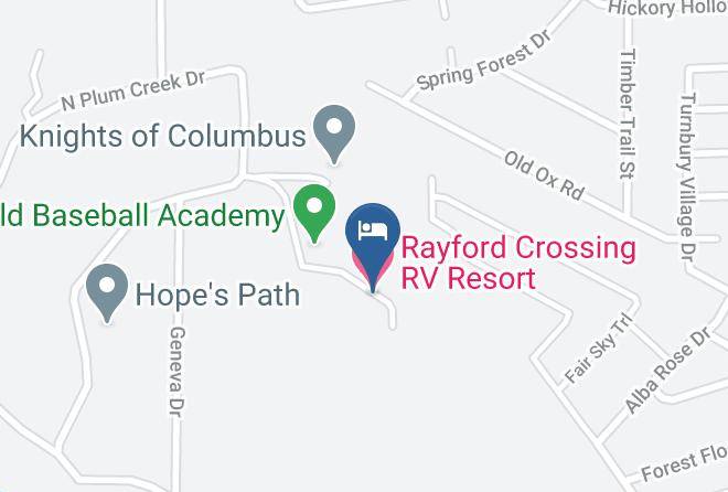 Montgomery - Rayford Crossing Rv Resort Maps
